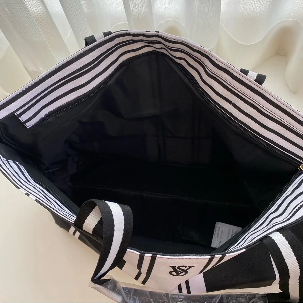 NWT Victoria’s Secret VS Striped Tote - Picture 4 of 10